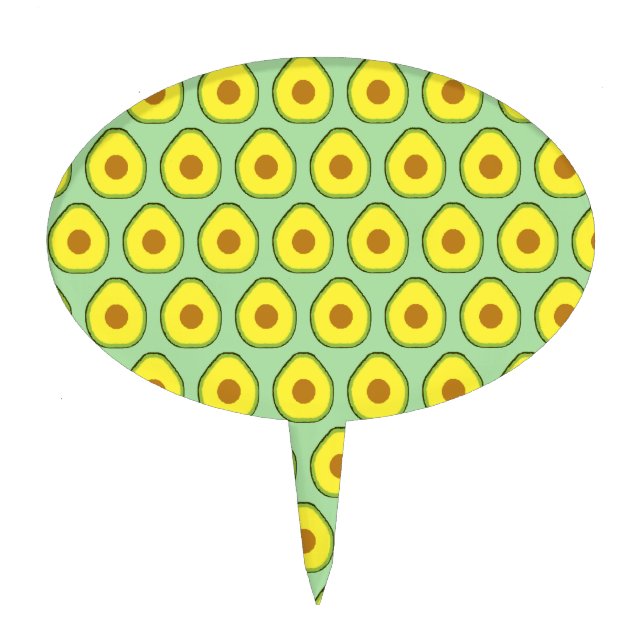 Avocado Cake Topper (Front)
