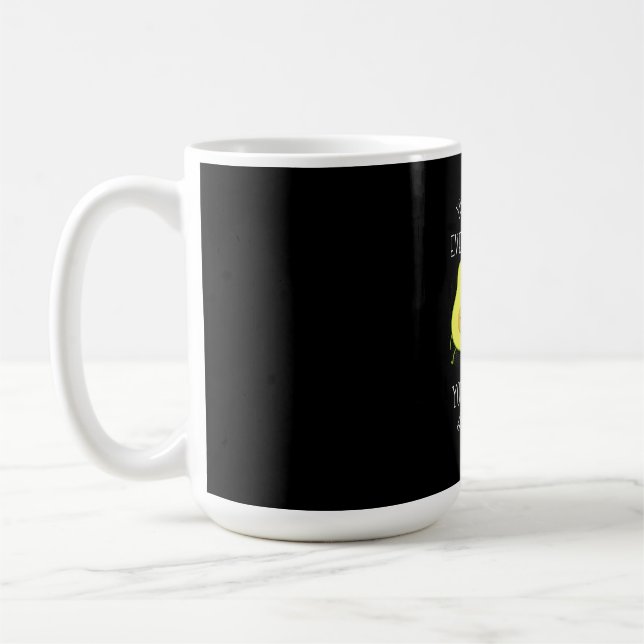Avocado Can Make Everyone Happy Coffee Mug (Left)