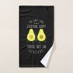 Avocado Can Make Everyone Happy Hand Towel