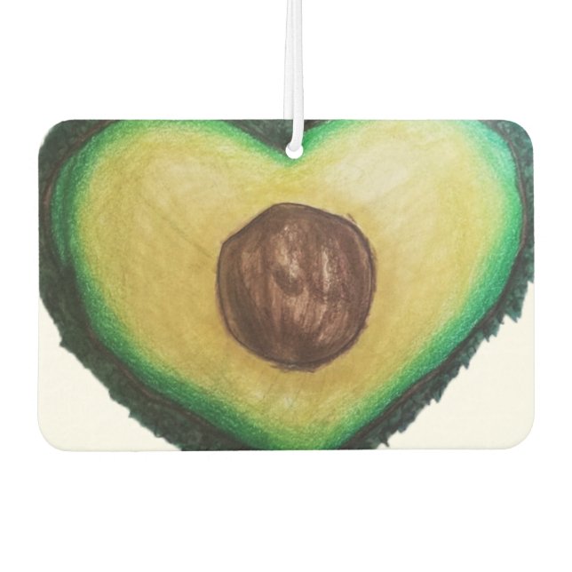 Avocado Car Freshener (Front)