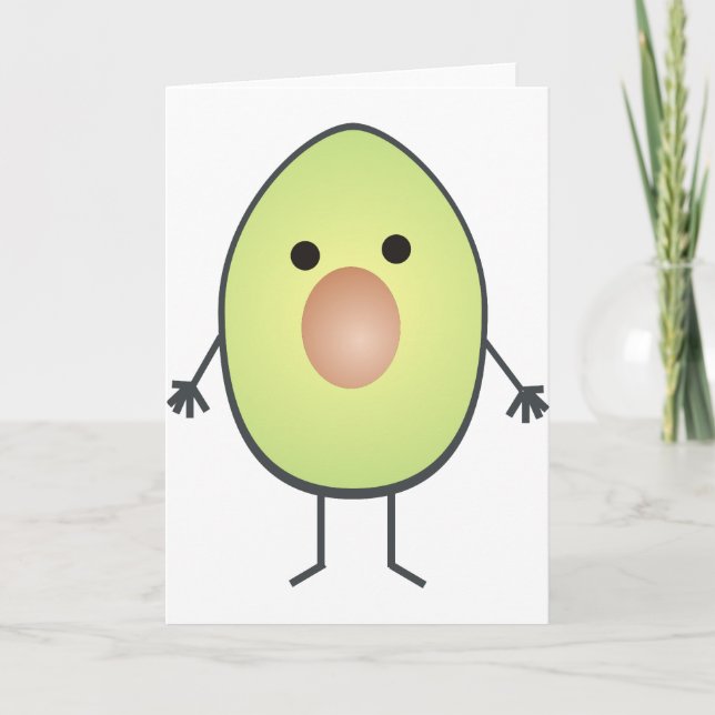 avocado card (Front)