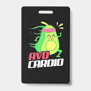 Avocado Cardio Exercise Badge