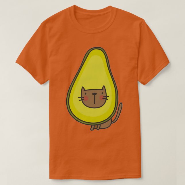 avocado cat 1 T-Shirt (Design Front)