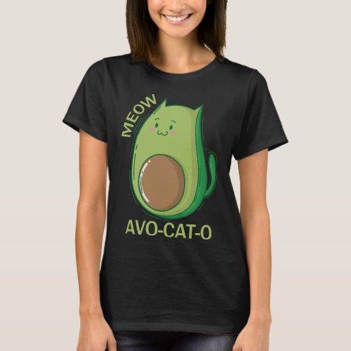 Avocado Cats Avo _ Cat _ O T_Shirt