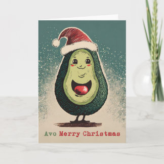Avocado Christmas Card