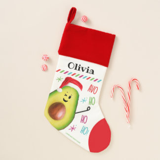 Avocado Christmas Stocking