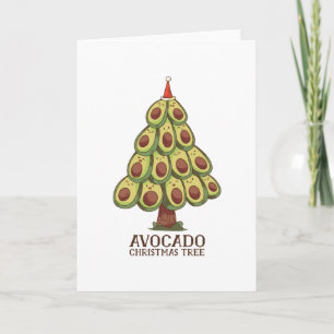 AVOCADO CHRISTMAS TREE CARD