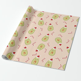 Avocado Christmas Wrapping Paper
