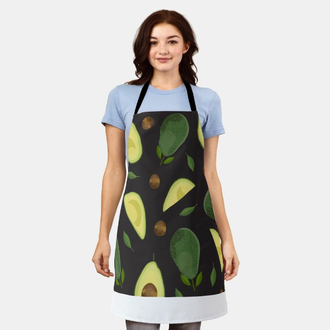 Avocado Cloth Placemat Apron (Worn)