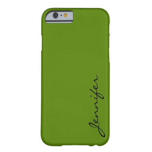 Avocado color background barely there iPhone 6 case
