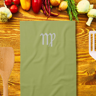 Avocado color - Virgo Zodiac Kitchen Towel
