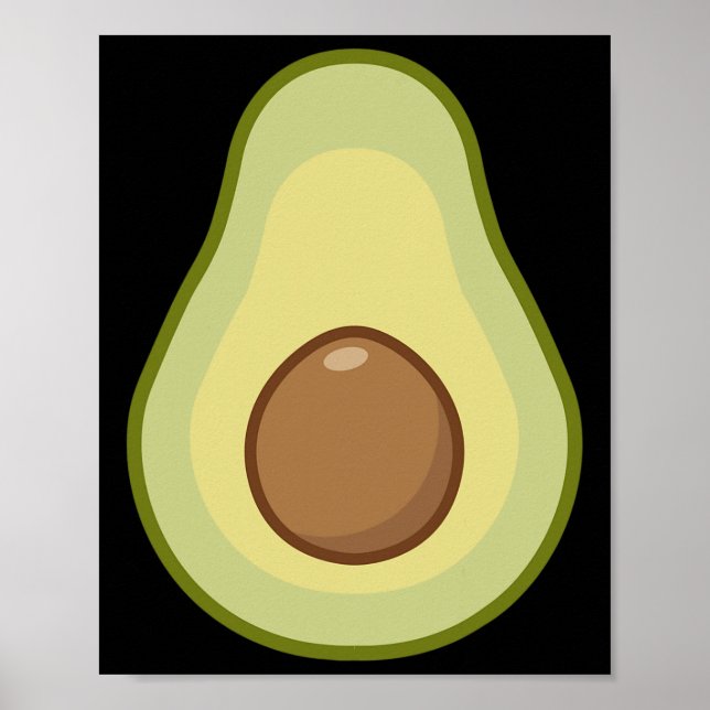 Avocado Costume - Halloween Vegan  Poster (Front)