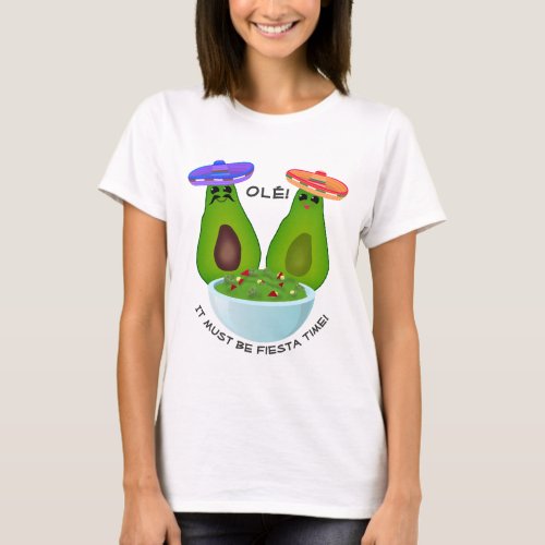 Avocado Couple and Guacamole T_Shirt