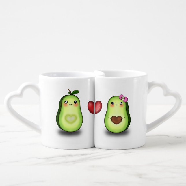 Avocado Couple Lovers' mug (Front Nesting)
