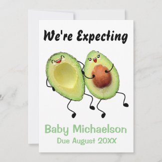 Avocado Couple Pregnancy Announcement