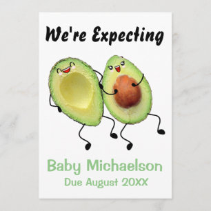 Avocado Couple Pregnancy Announcement