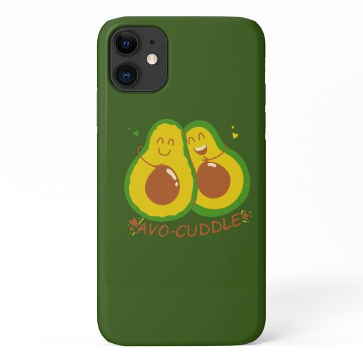 Avocado Couples Food Puns For Foodie Lovers  iPhone 11 Case