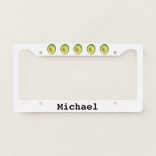 Avocado Crazy 4Michael License Plate Frame