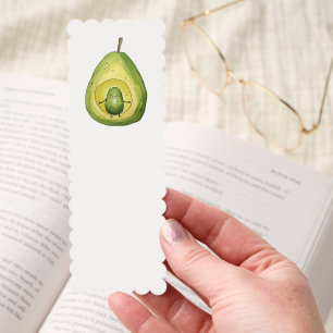 Avocado, cute baby avocado design bookmarks