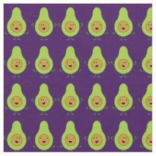 Avocado Cute Kids Cartoon Fabric