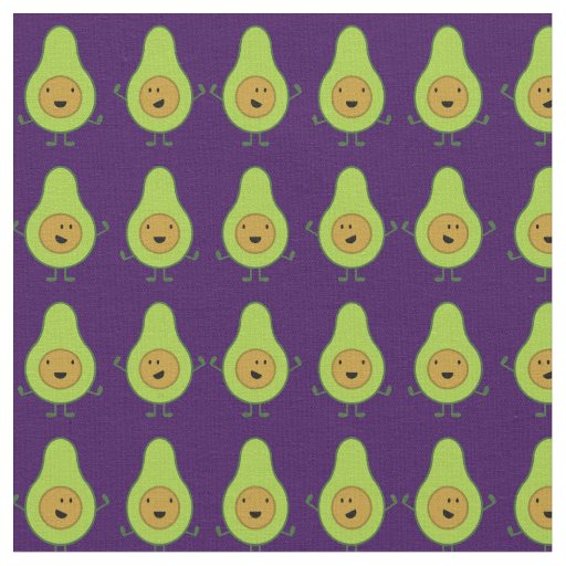 Avocado Cute Kids Cartoon Fabric