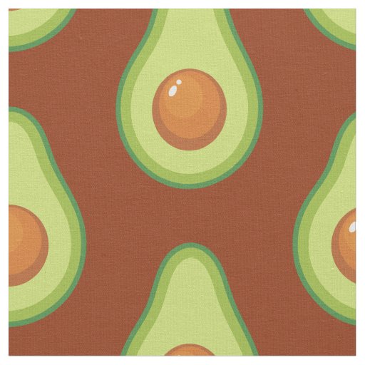 Avocado Cute Vegetables Food Fabric