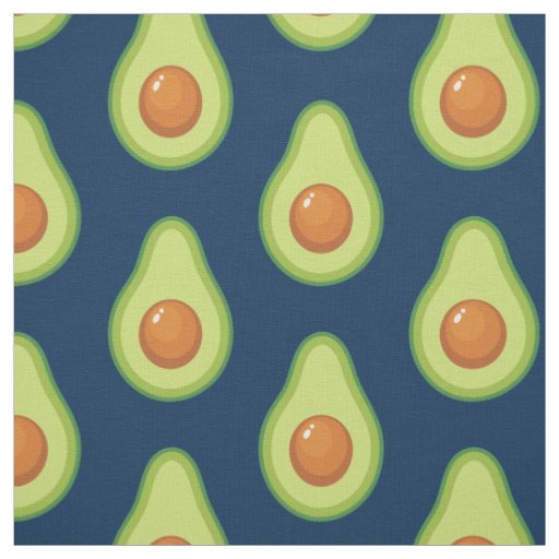 Avocado Cute Vegetables Food Fabric