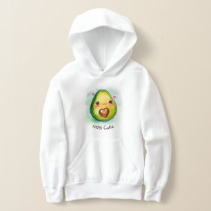 Avocado Cutie with Your Text - Kids Hoodie