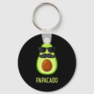 Avocado Dad Papacado Funny Daddy Father Avocado  Keychain