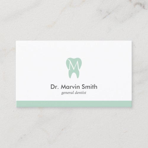 Avocado Dentist Monogram Tooth Dental Appointment