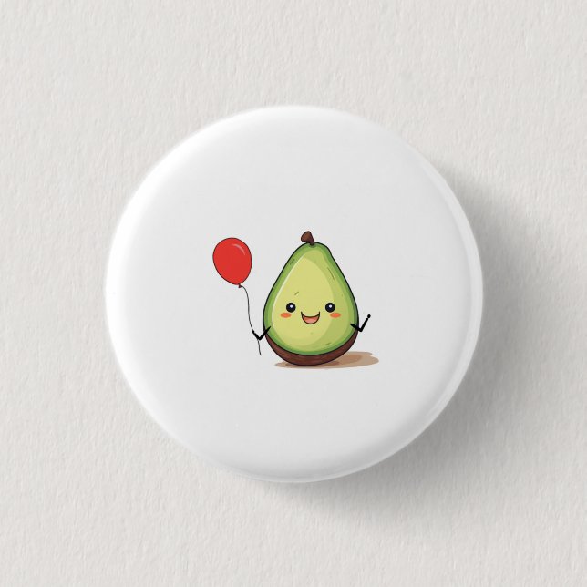 Avocado design, avocado theme button (Front)