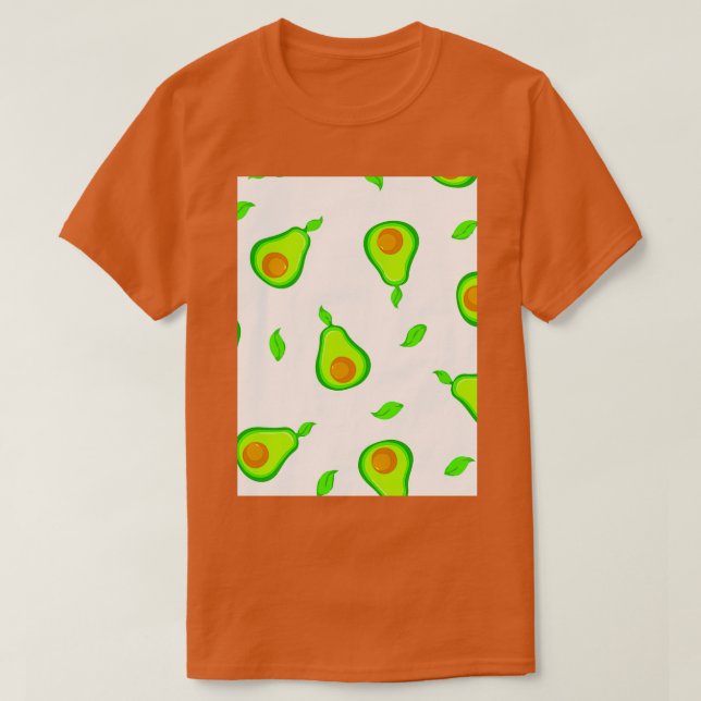 Avocado Exotic Summer Flavor T-Shirt (Design Front)