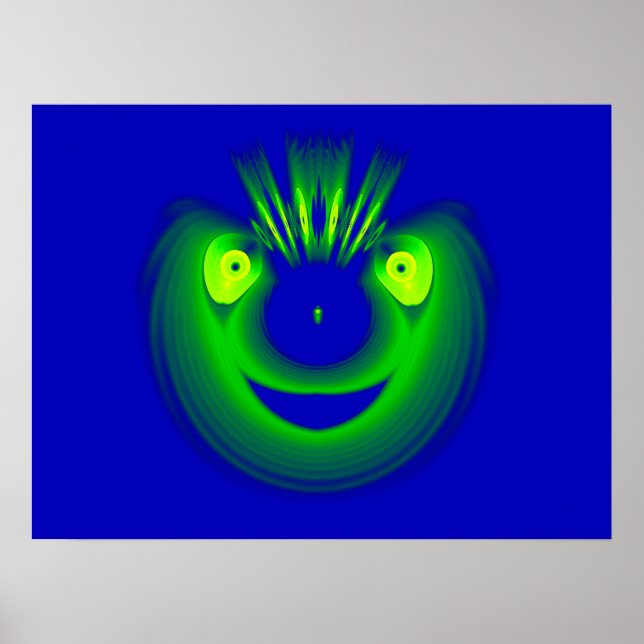 Avocado Face Poster (Front)
