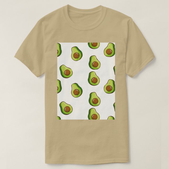 Avocado Fashionable Ornamen Palm T-Shirt (Design Front)