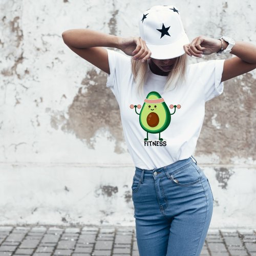 Avocado Fitness T_Shirt For Women