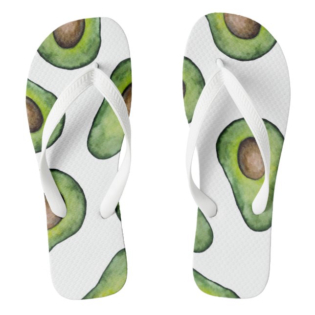 Avocado Flip Flops (Footbed)