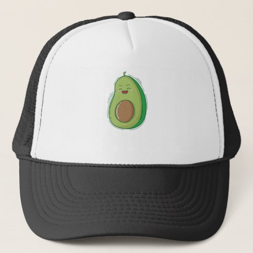 Avocado Frucht freut sich Trucker Hat