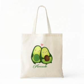 Avocado Fruit Cute Design Tote Bags