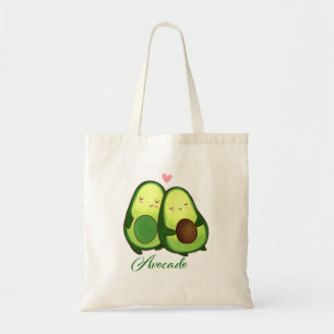 Avocado Fruit Cute Design Tote Bags