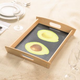 "Avocado Fruit" Cute Photo. Buy Now Serving Tray
