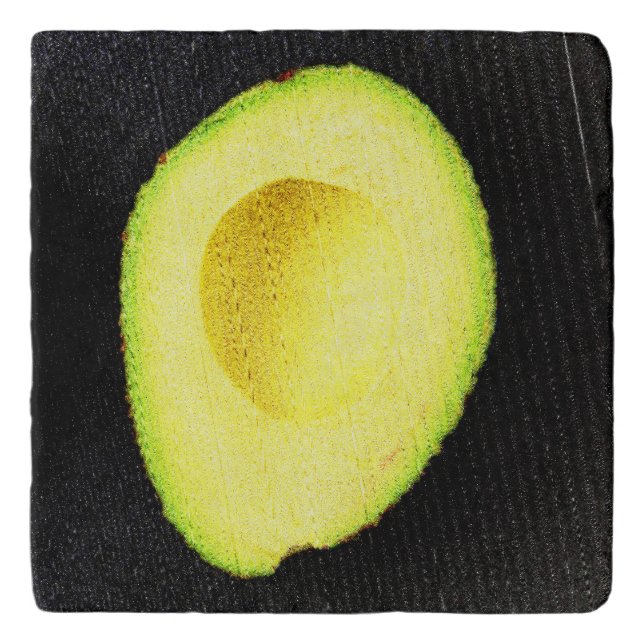 "Avocado Fruit" Cute Photo. Buy Now Trivet (Front)