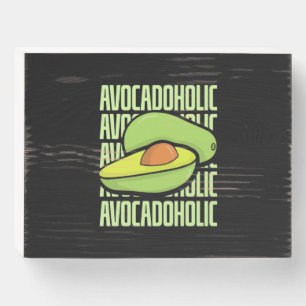 Avocado Fruit Food Wooden Box Sign