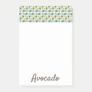 Avocado Fruit Pattern  Post-it Notes