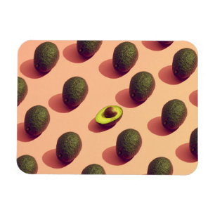 Avocado Fruit Potrait Magnet