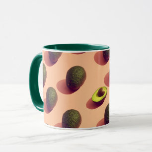 Avocado Fruit Potrait Mug