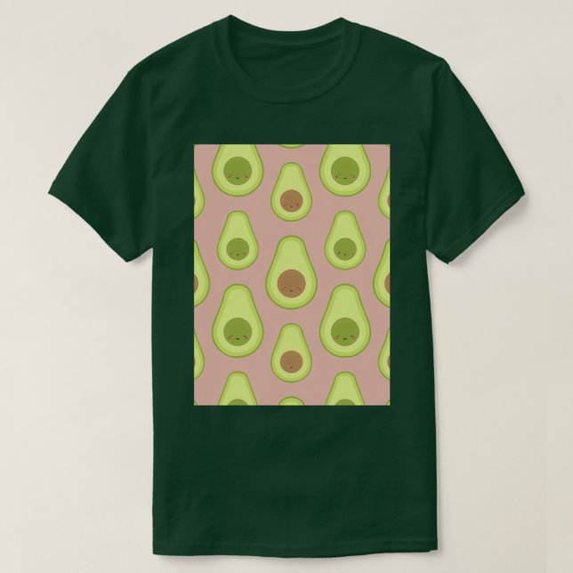 Avocado Fruits Fruits T-Shirt (Design Front)
