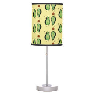 Avocado funny cheering handstand green pit table lamp