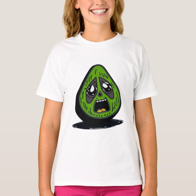 Avocado funny face T-Shirt (Front)