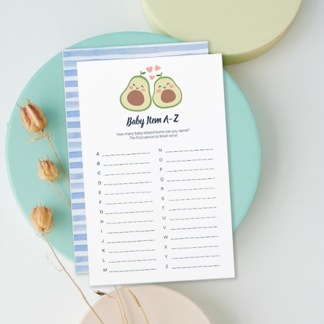 Avocado Gender Neutral Baby Shower Baby Items (Avocado Gender Neutral Baby Shower Baby Items)