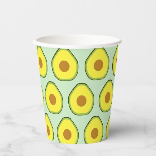 Avocado Glass Paper Cups